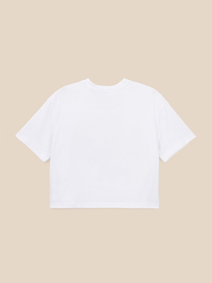 Футболка з принтом жіноча  LAWA P-WB02421 M  Білий shop (2000999615924)  Фото №1