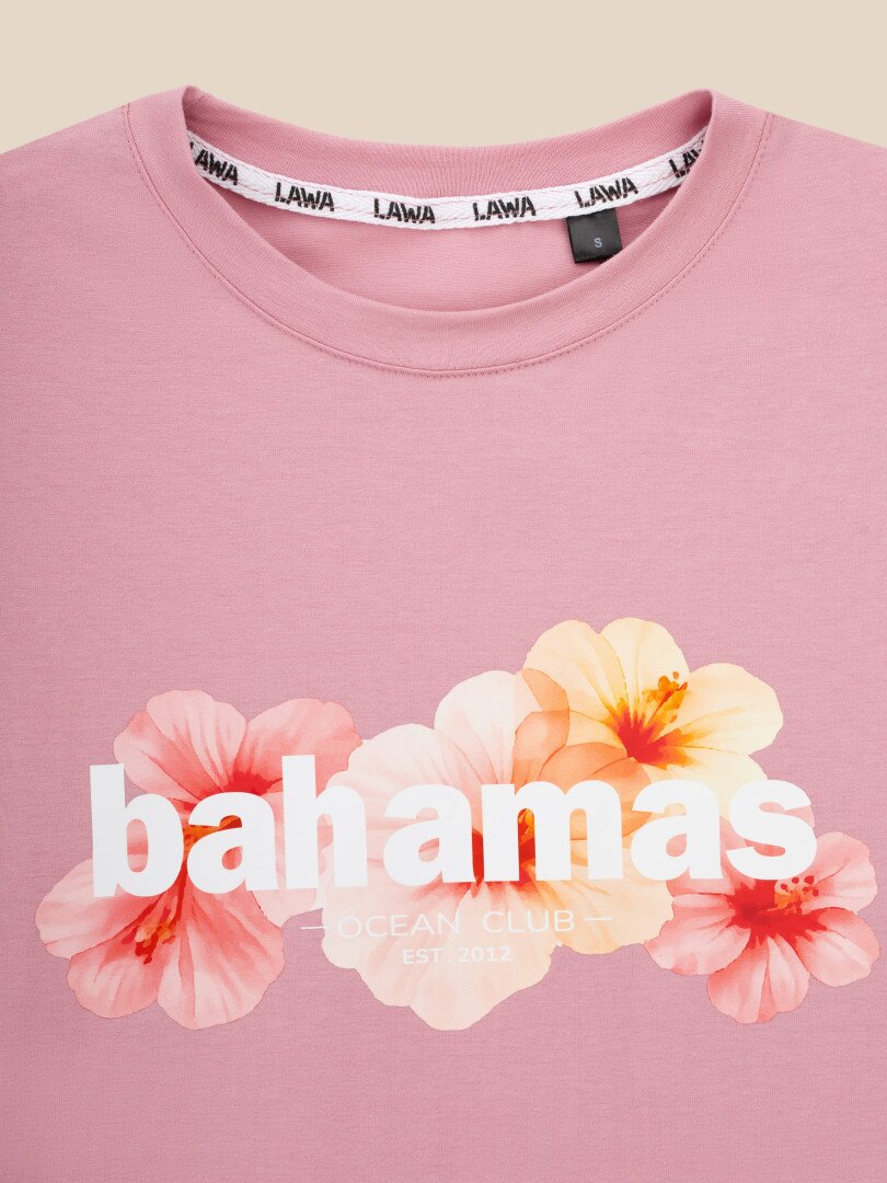 Футболка з принтом жіноча LAWA P-WB02423 XS Рожевий shop (2000999650581)  Фото №0
