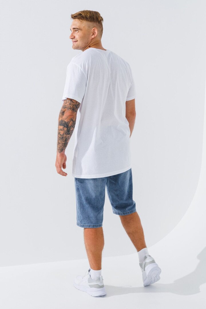 Футболка з принтом чоловіча LAWA P-MB02315 XL Білий shop (2000990675545)  Фото №2