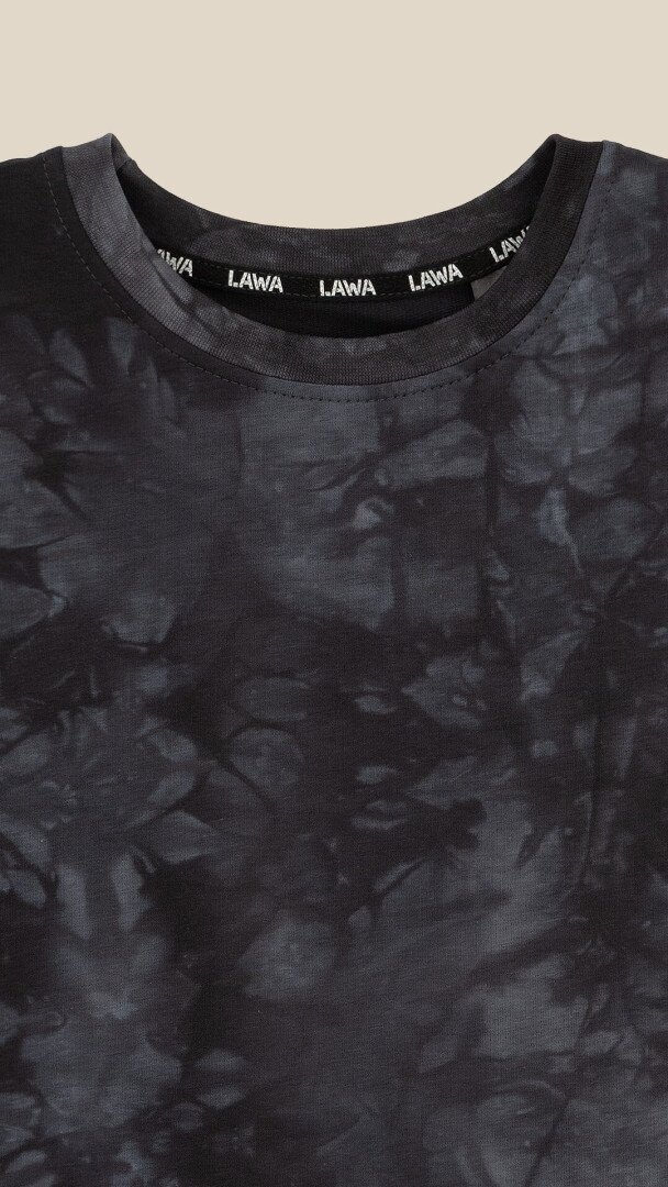 Футболка з візерунком жіноча LAWA WBC02472 L Графітовий shop (2000999225826)  Фото №0
