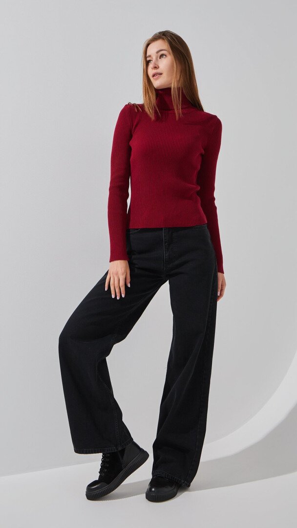 Гольф однотонний жіночий LAWA WBC12262 L/XL Бордовий shop (2000999284229)  Фото №0