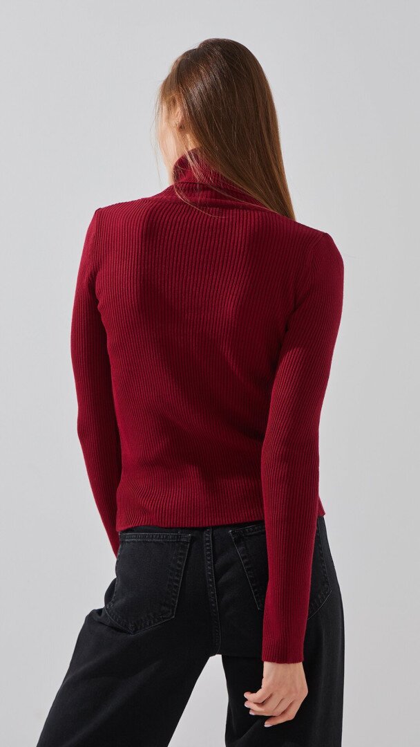 Гольф однотонний жіночий LAWA WBC12262 L/XL Бордовий shop (2000999284229)  Фото №2