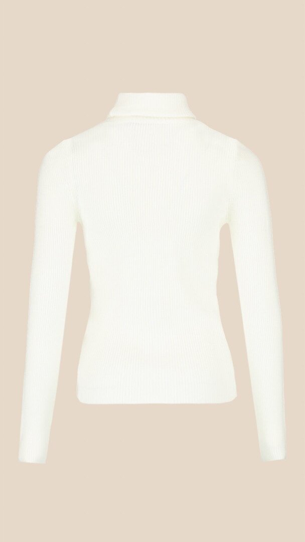 Гольф однотонний жіночий LAWA WBC12262 S/M Молочний shop (2888000014283)  Фото №2