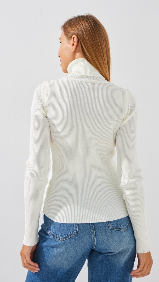 Гольф однотонний жіночий LAWA WBC12262 S/M Молочний shop (2888000014283)  Фото №2