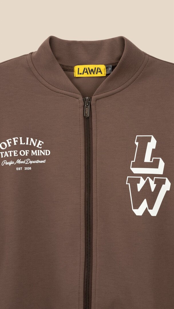 Кофта-бомбер з принтом жіноча LAWA P-WB02410 2XL Шоколадний shop (2000999540721)  Фото №0