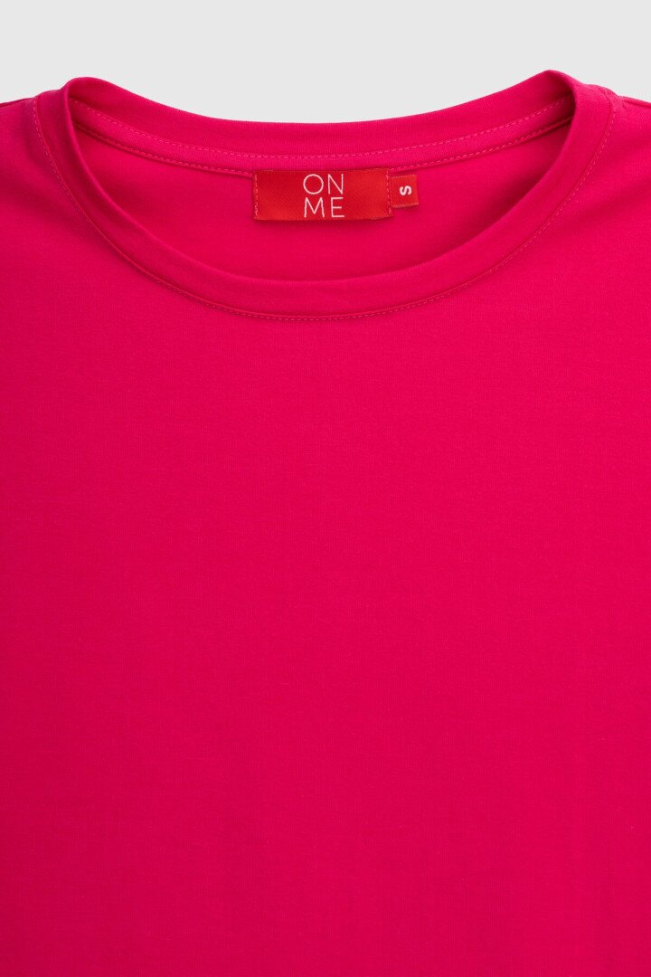 Костюм однотонний жіночий LAWA CTM WBC02312 футболка + шорти 2XS Малиновий shop (2000990628039)  Фото №12