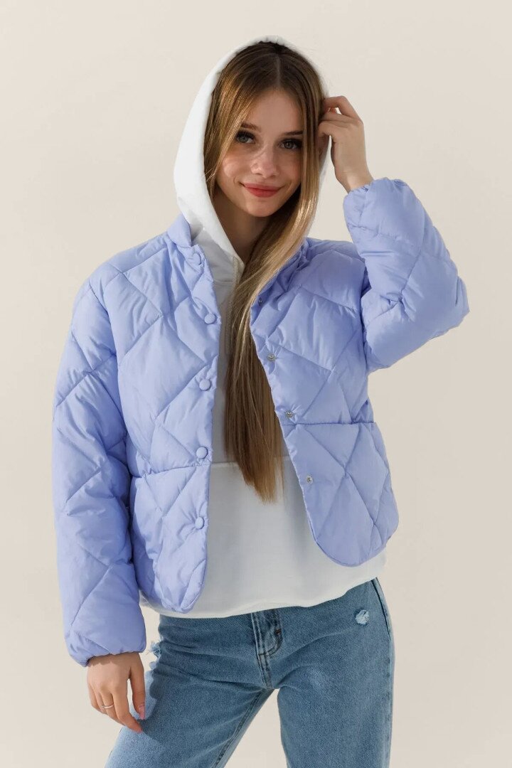 Куртка для дівчинки LAWA GBC02333 122 см Блакитний shop (2000991031685)