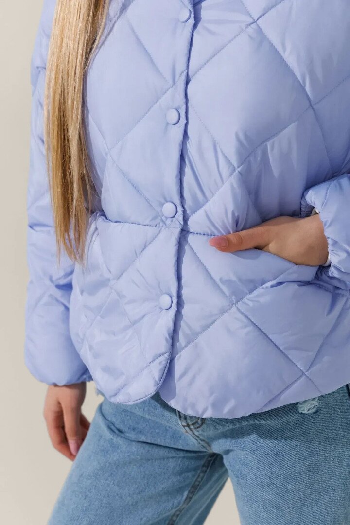 Куртка для дівчинки LAWA GBC02333 122 см Блакитний shop (2000991031685)  Фото №1