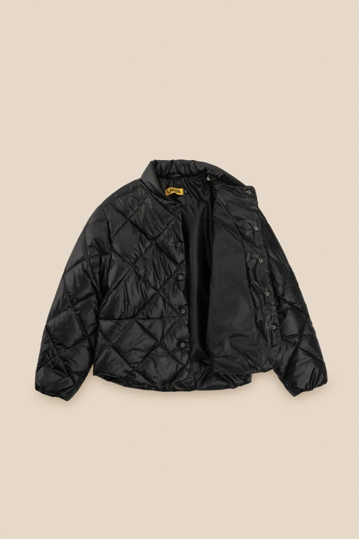 Куртка для дівчинки LAWA GBC02333 122 см Чорний shop (2000991033337)  Фото №0
