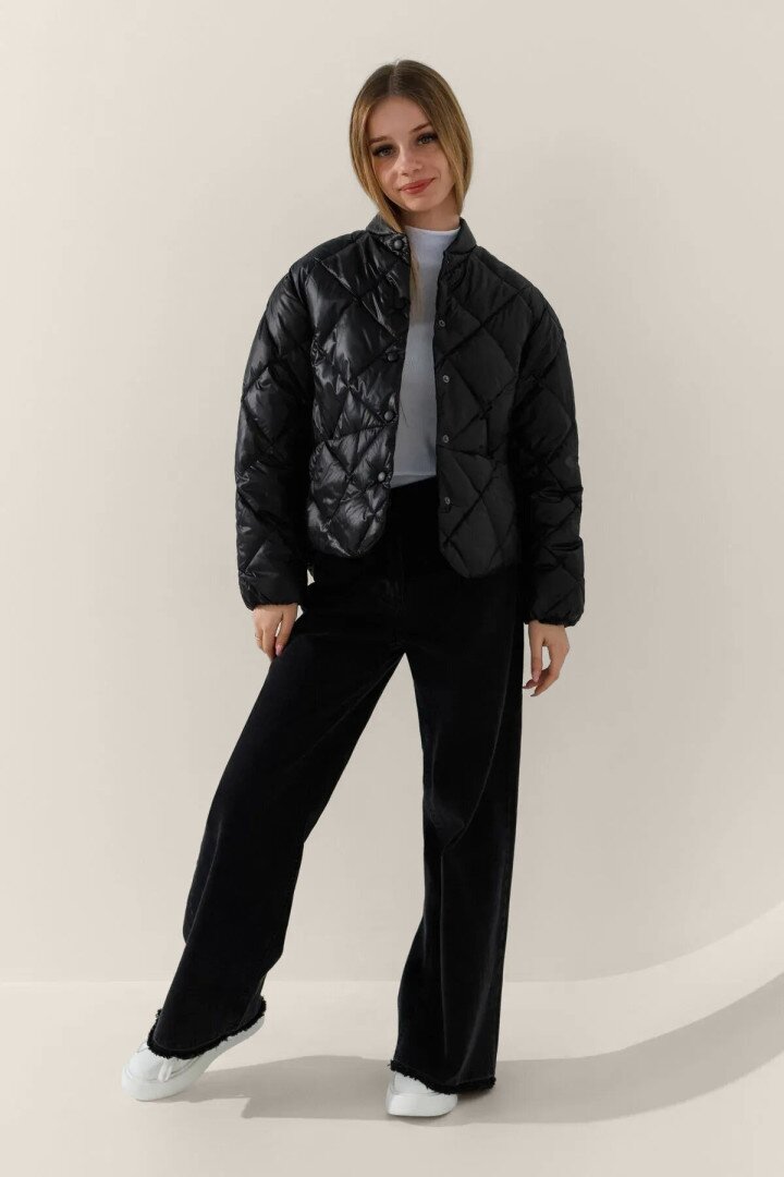 Куртка для дівчинки LAWA GBC02333 164 см Чорний shop (2888000000200)  Фото №0