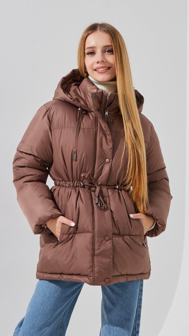 Куртка для дівчинки LAWA GBC02354 134 см Коричневий