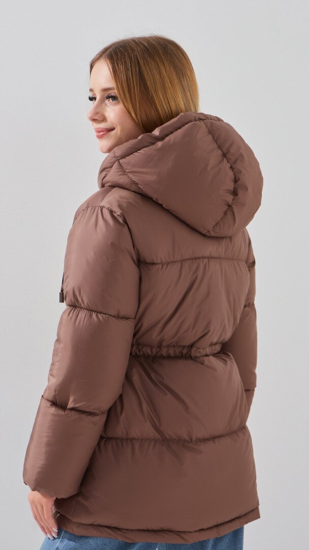 Куртка для дівчинки LAWA GBC02354 134 см Коричневий  Фото №3