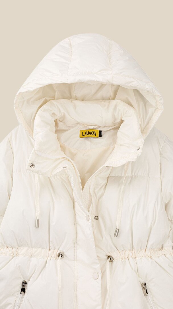 Куртка для дівчинки LAWA GBC02354 146 см Молочний shop (2888000021700)  Фото №2