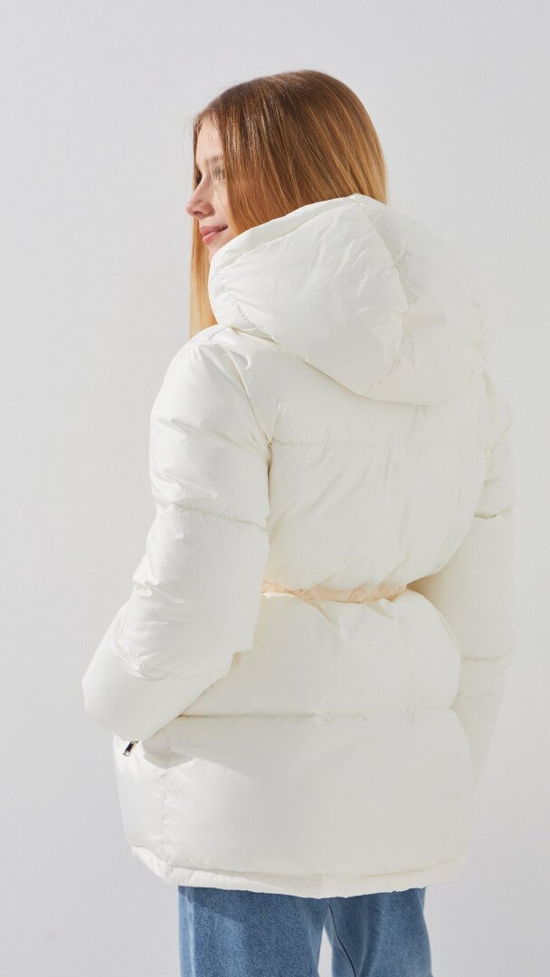 Куртка для дівчинки LAWA GBC02354 158 см Молочний shop (2888000021724)  Фото №4