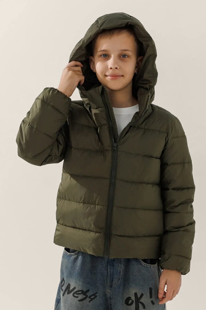 Куртка для хлопчика LAWA BBC02315 164 см Хакі shop (2888000000149)  Фото №1