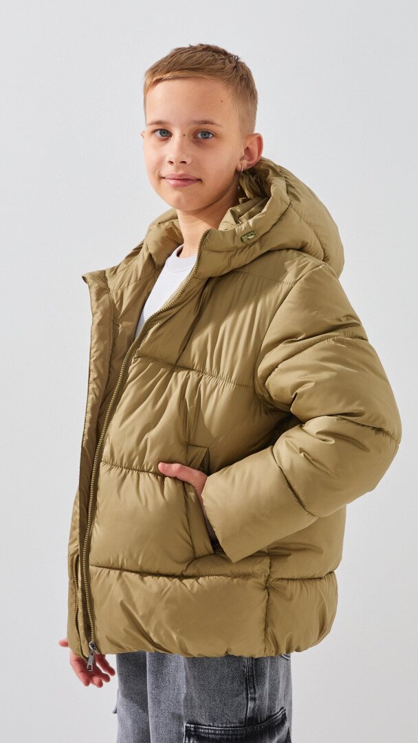 Куртка для хлопчика LAWA BBC02341 134 см Оливковий shop (2888000021816)  Фото №2