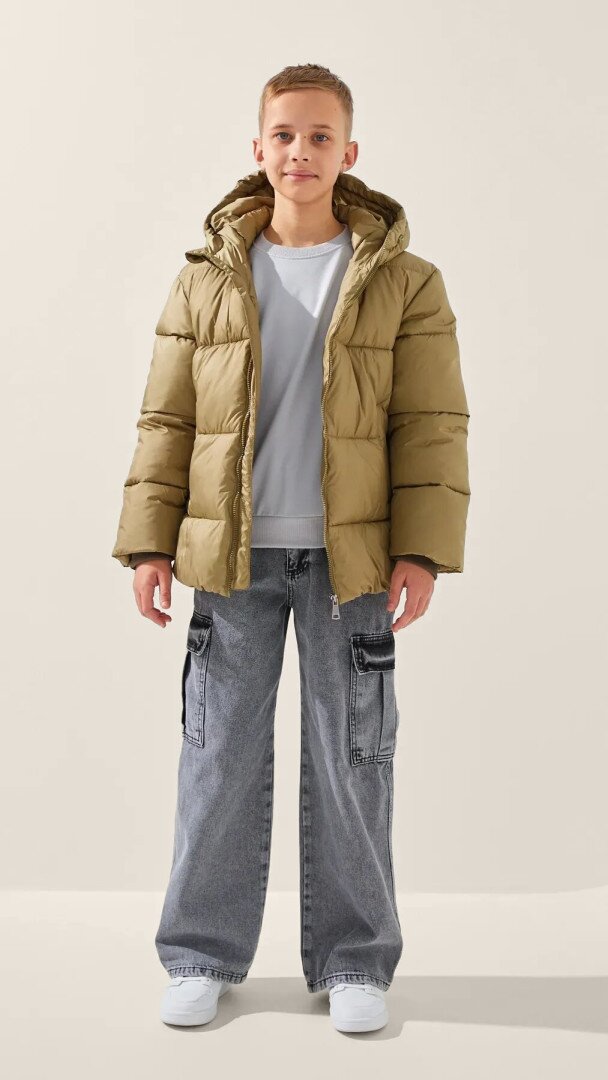 Куртка для хлопчика LAWA BBC02341 152 см Оливковий shop (2888000021953)  Фото №0