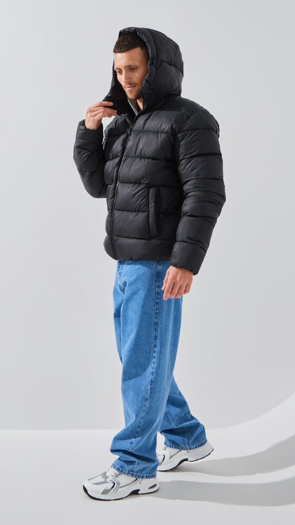 Куртка однотонна чоловіча LAWA MBC02384 M Чорний shop (2888000022059)  Фото №3