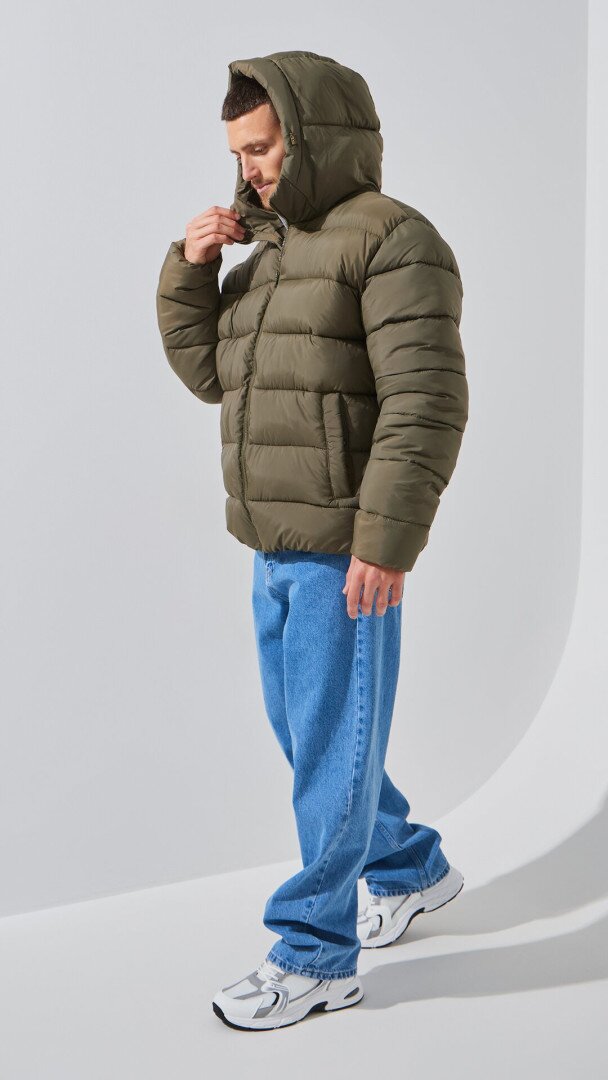 Куртка однотонна чоловіча LAWA MBC02384 S Хакі shop (2888000022165)  Фото №2