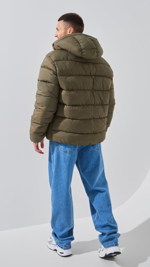 Куртка однотонна чоловіча LAWA MBC02384 S Хакі shop (2888000022165)  Фото №4