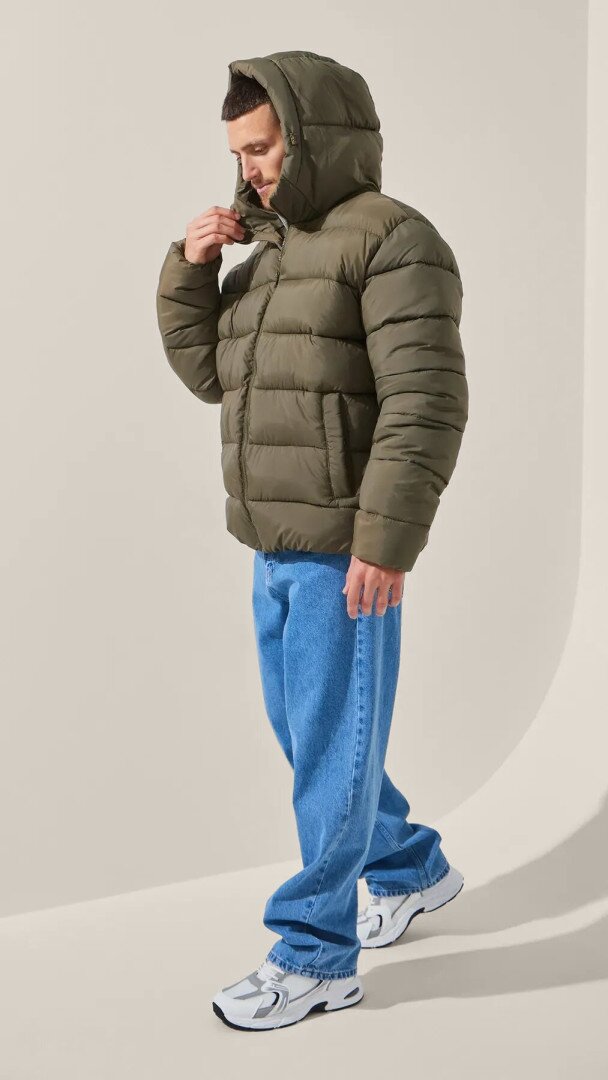 Куртка однотонна чоловіча LAWA MBC02384 S Хакі shop (2888000022165)  Фото №3