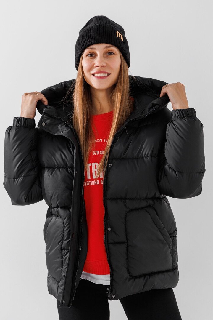 Куртка однотонна жіноча LAWA WBC02420 S Чорний shop (2000990830197)  Фото №0