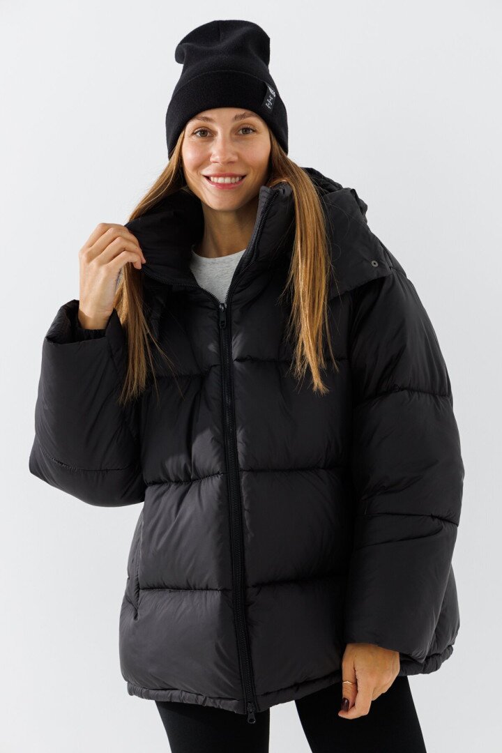 Куртка однотонна жіноча LAWA WBC02422 M/L Чорний shop (2000990806604)