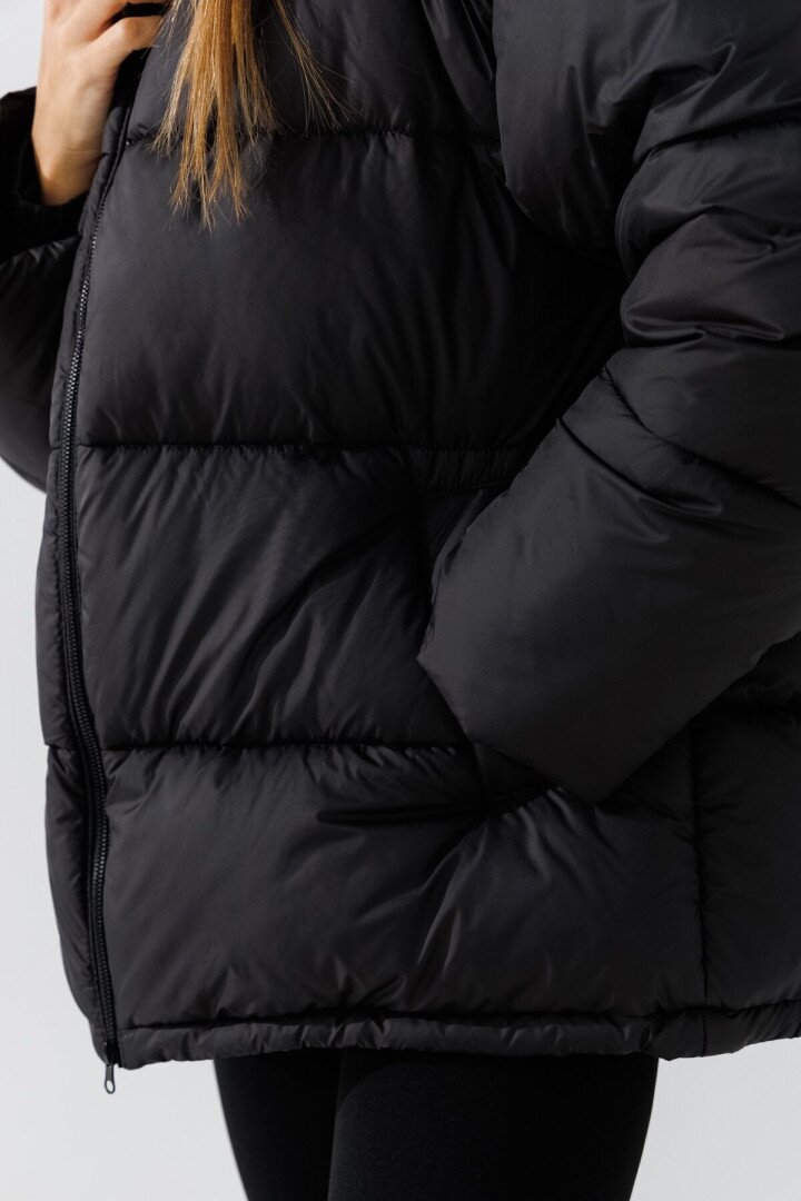 Куртка однотонна жіноча LAWA WBC02422 M/L Чорний shop (2000990806604)  Фото №1