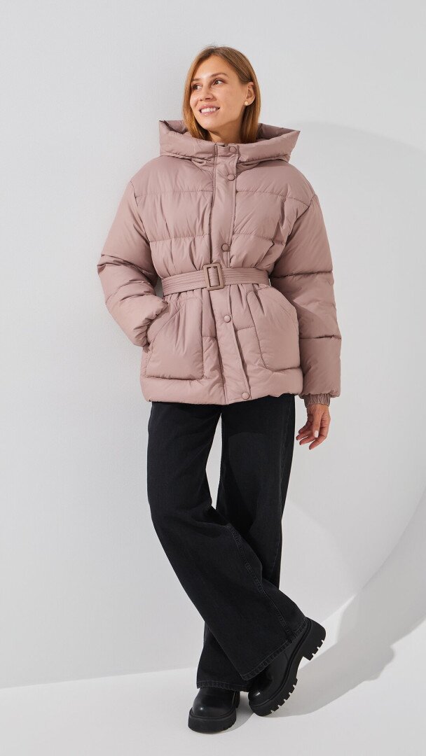 Куртка однотонна жіноча LAWA WBC02420 XS Бежевий shop (2888000014320)  Фото №0