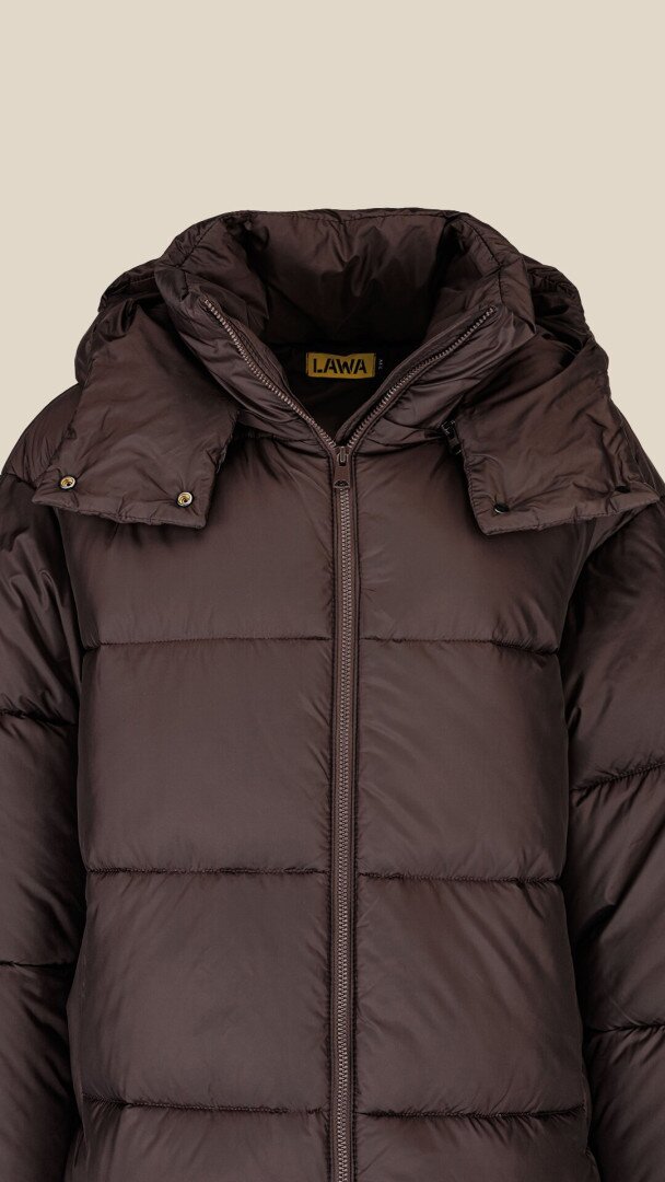 Куртка однотонна жіноча LAWA WBC02422 XL/2XL Коричневий  Фото №4