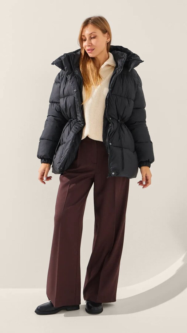 Куртка однотонна жіноча LAWA WBC02480 2XL Чорний shop (2888000016058)  Фото №0