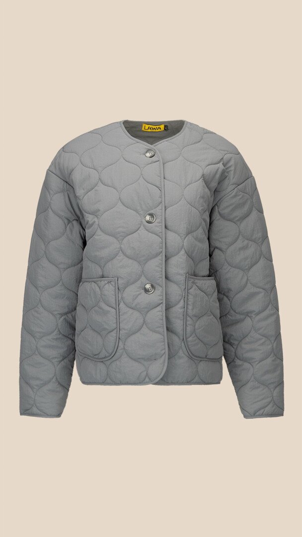 Куртка однотонна жіноча LAWA WBC02500 XS Сірий shop (2000999470721)