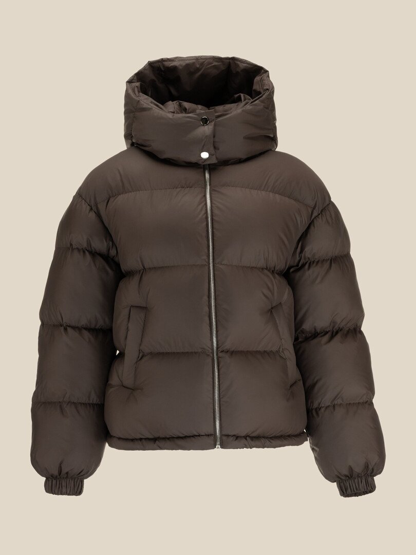 Куртка однотонна жіноча LAWA WBC02529 XS Мокко shop (2000999653391)