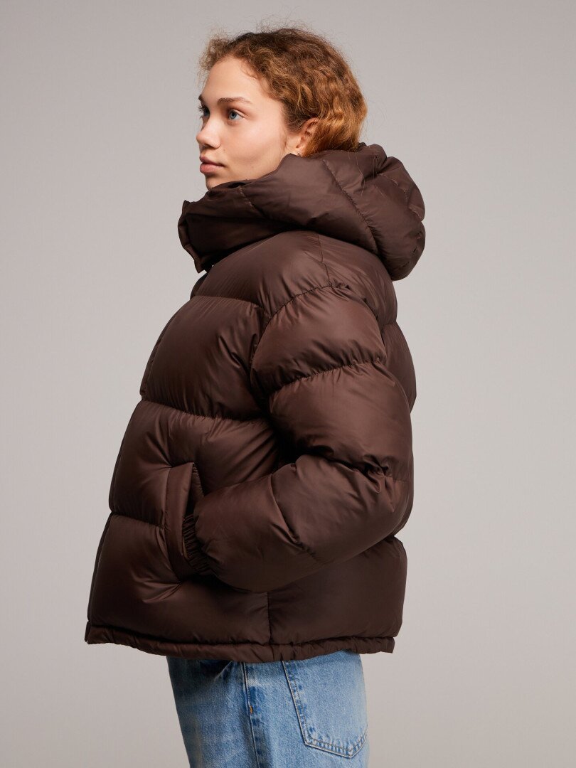 Куртка однотонна жіноча LAWA WBC02529 XS Мокко shop (2000999653391)  Фото №1