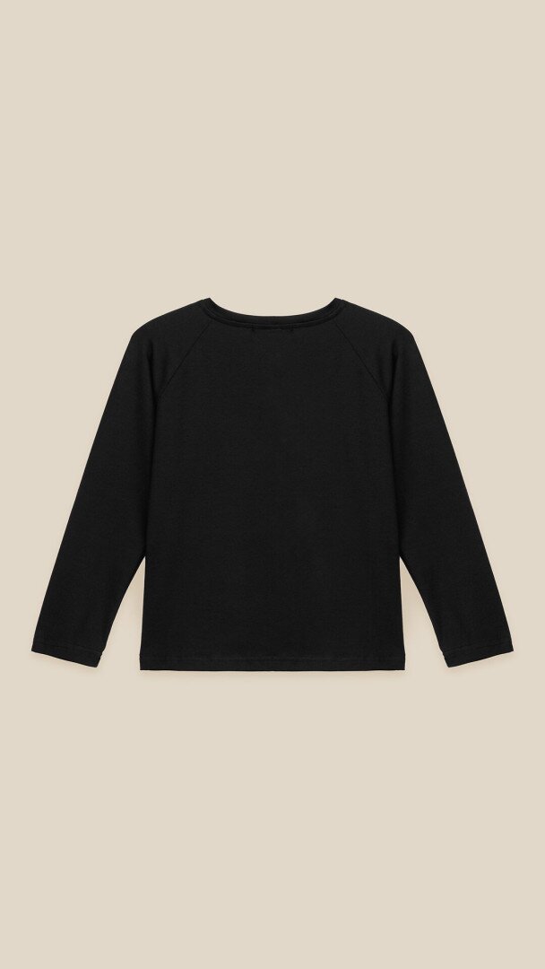 Лонгслів однотонний для хлопчика LAWA BBC02303 122 см Чорний shop (2000999187322)  Фото №2