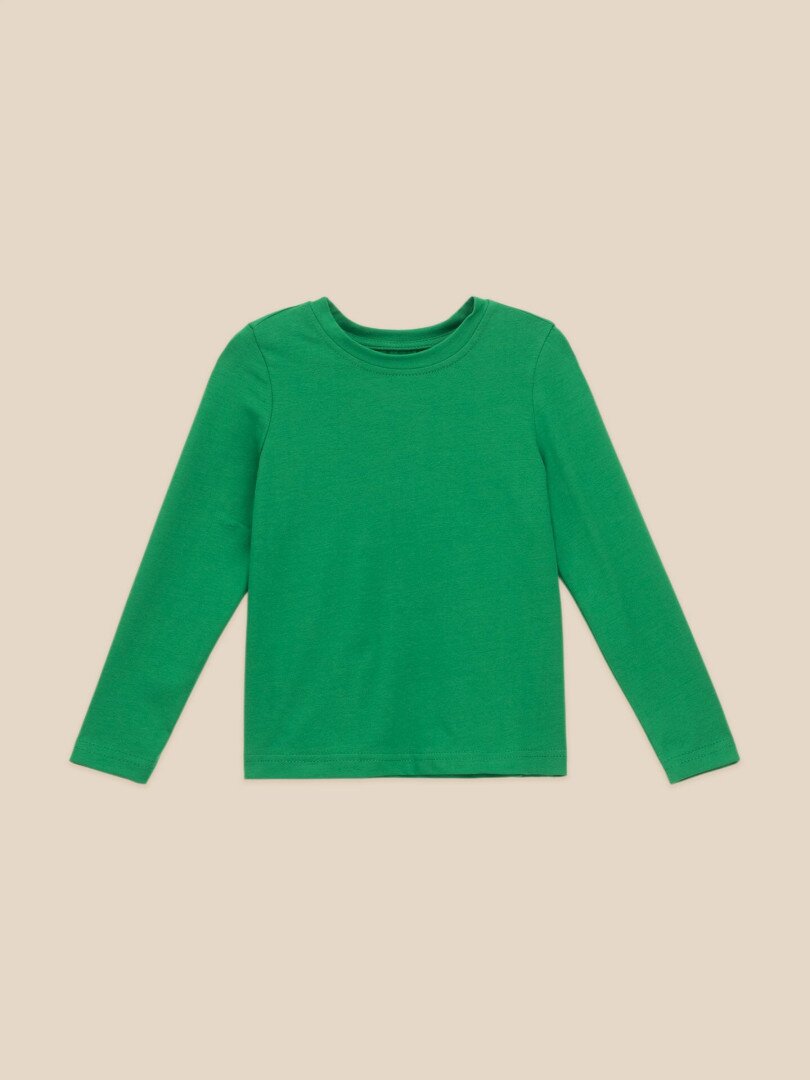 Лонгслів однотонний для хлопчика LAWA BBC02316-1 92 см Зелений shop (2000999657108)