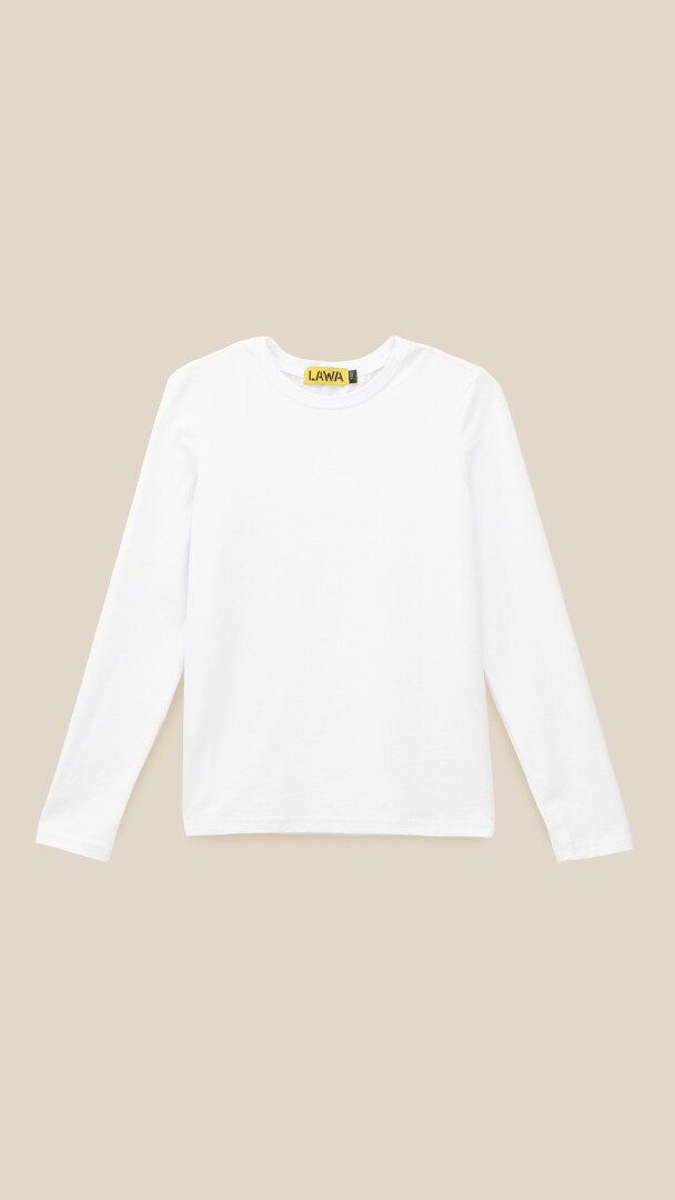 Лонгслів однотонний для хлопчика LAWA BBC02316 140 см Білий shop (2000991057210)