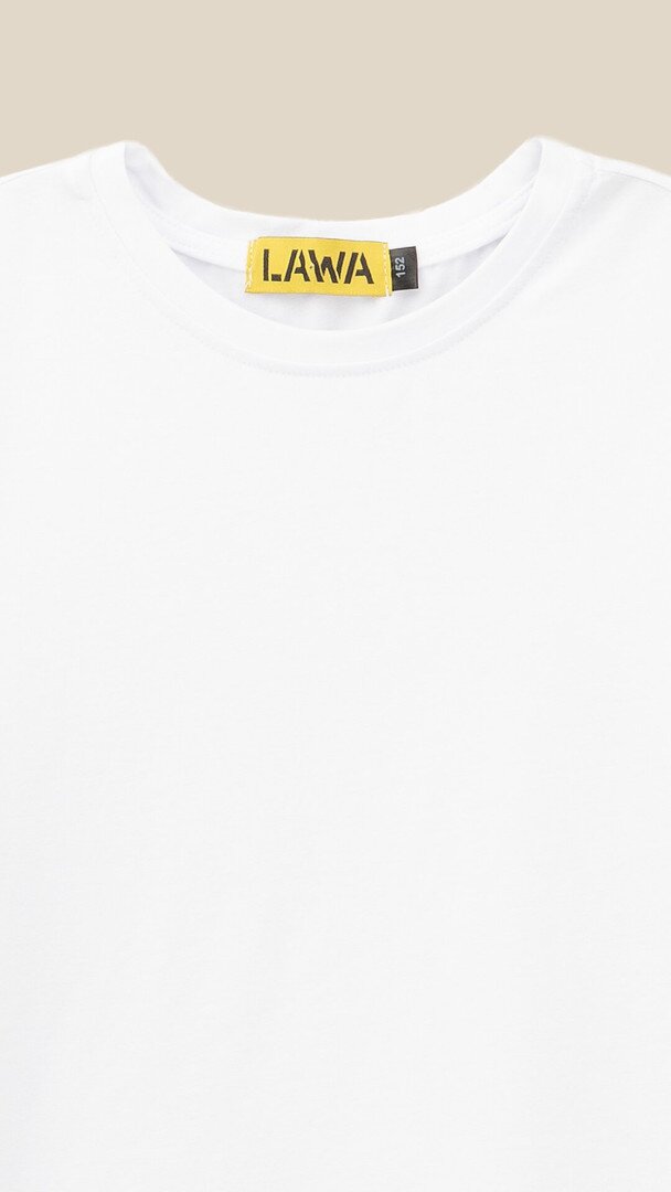 Лонгслів однотонний для хлопчика LAWA BBC02316 158 см Білий shop (2000991057241)  Фото №0