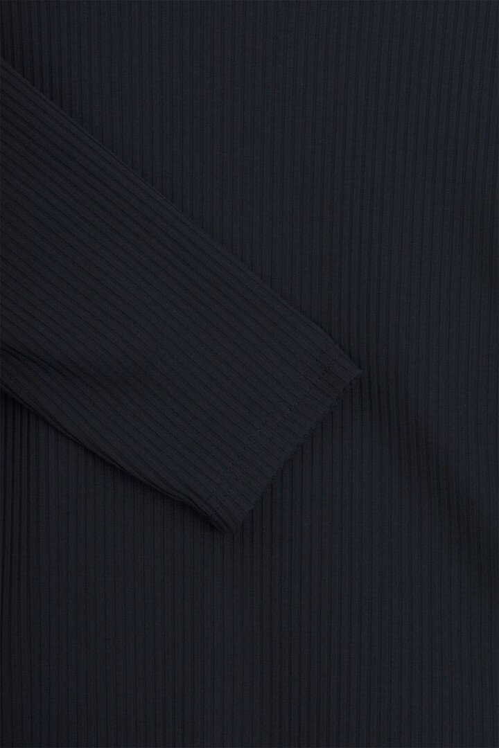 Лонгслів однотонний жіночий LAWA K-WBC02310 S Темно-синій shop (2000991038462)  Фото №1
