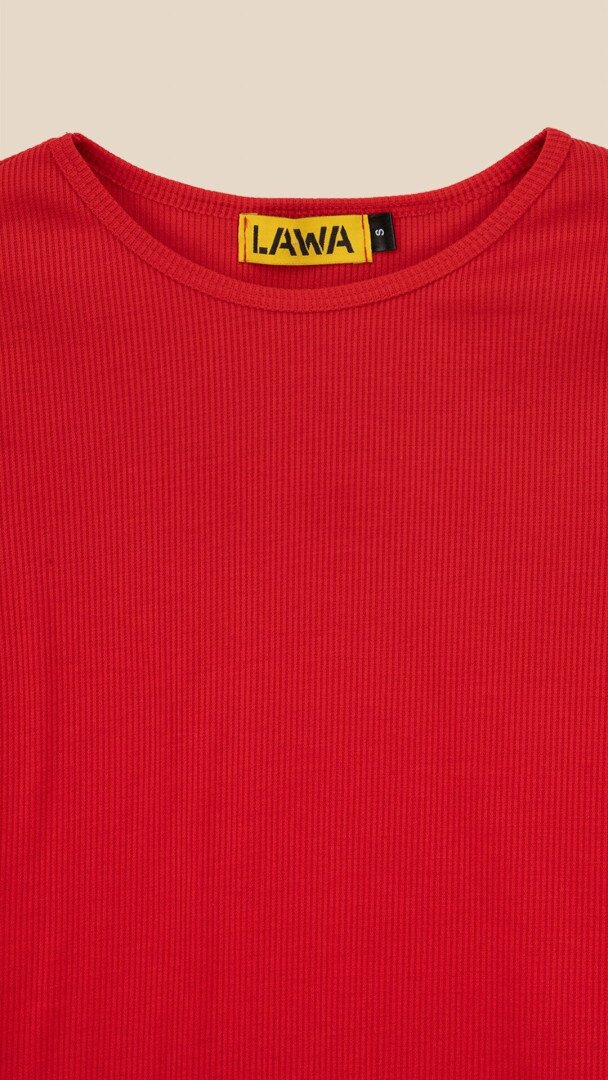 Лонгслів однотонний жіночий LAWA WBC02328 XS Червоний shop (2888000014030)  Фото №0