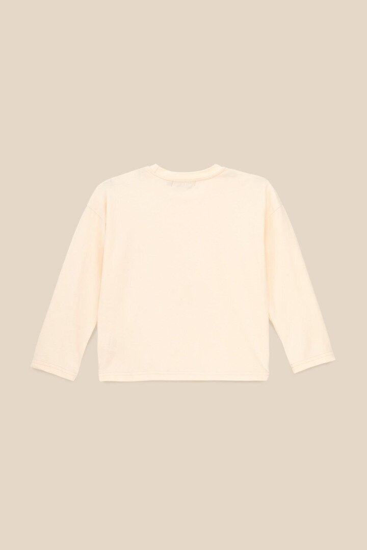Лонгслів з принтом для дівчинки LAWA P-GB02315 152 см Персиковий shop (2000991055322)  Фото №0