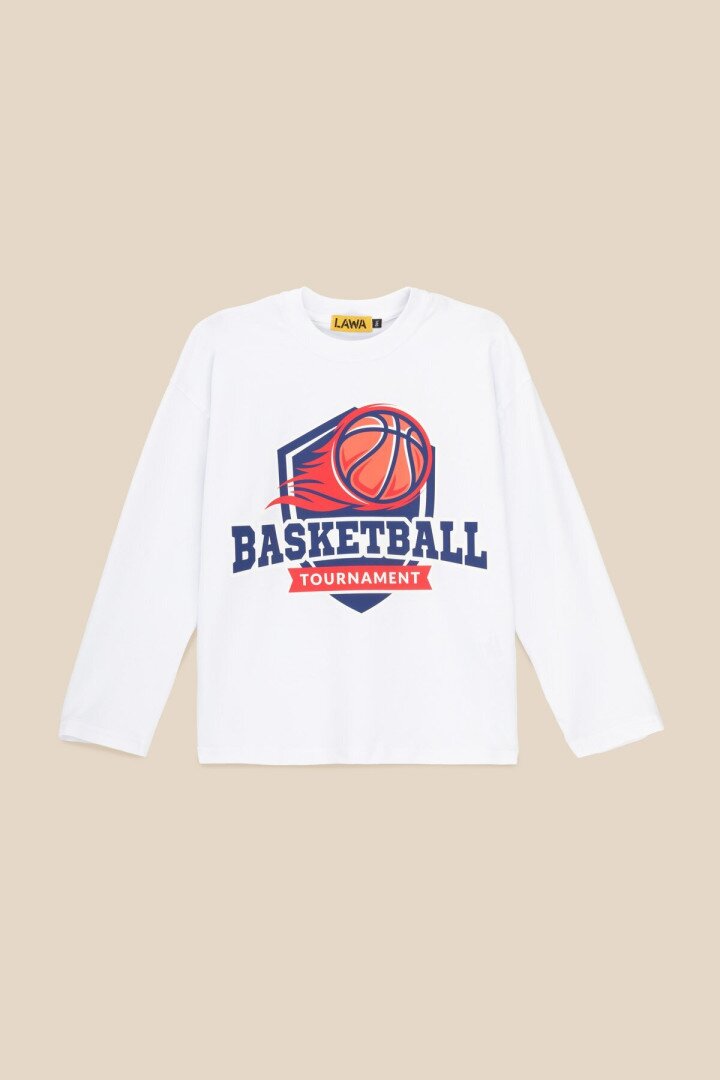Лонгслів з принтом для хлопчика LAWA P-BB02308 128 см Білий shop (2000991042636)  Фото №3