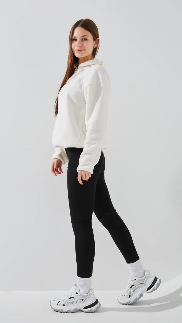 Лосини трикотажні однотонні жіночі LAWA WBC02476 2XL Чорний shop (2000999379635)  Фото №2