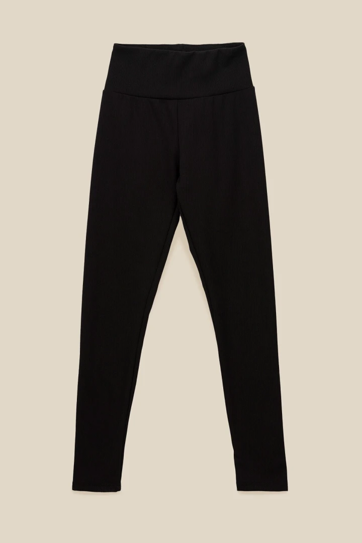 Лосини трикотажні однотонні жіночі LAWA WBC02345 2XL Чорний shop (2000990256478)  Фото №5