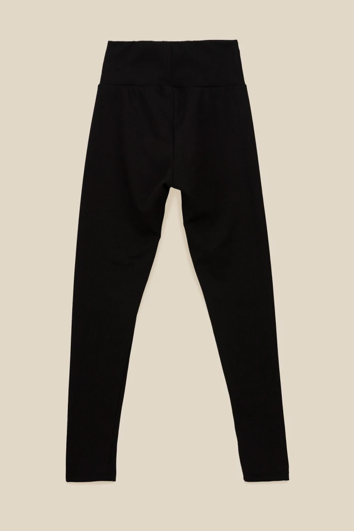Лосини трикотажні однотонні жіночі LAWA WBC02345 2XL Чорний shop (2000990256478)  Фото №9
