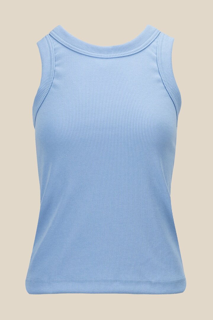 Майка однотонна жіноча LAWA WBC02305 S Блакитний shop (2000990218261)  Фото №4