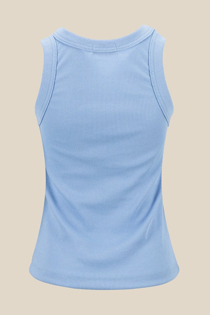 Майка однотонна жіноча LAWA WBC02305 S Блакитний shop (2000990218261)  Фото №5
