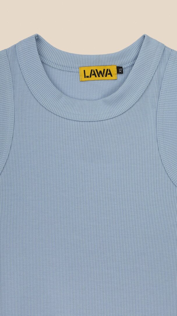 Майка однотонна жіноча LAWA WBC02305 M Світло-блакитний shop (2000999190919)  Фото №0