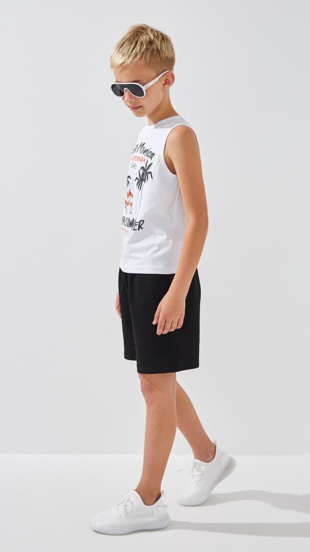 Майка з принтом для хлопчика LAWA P-BB02319 134 см Білий shop (2000999239731)  Фото №2