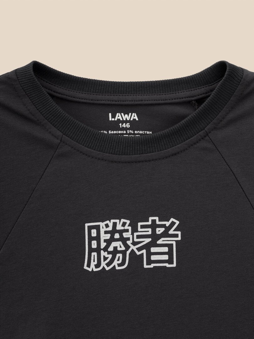Майка з принтом для хлопчика LAWA P-BB02346 146 см Графітовий shop (2000999641909)  Фото №0